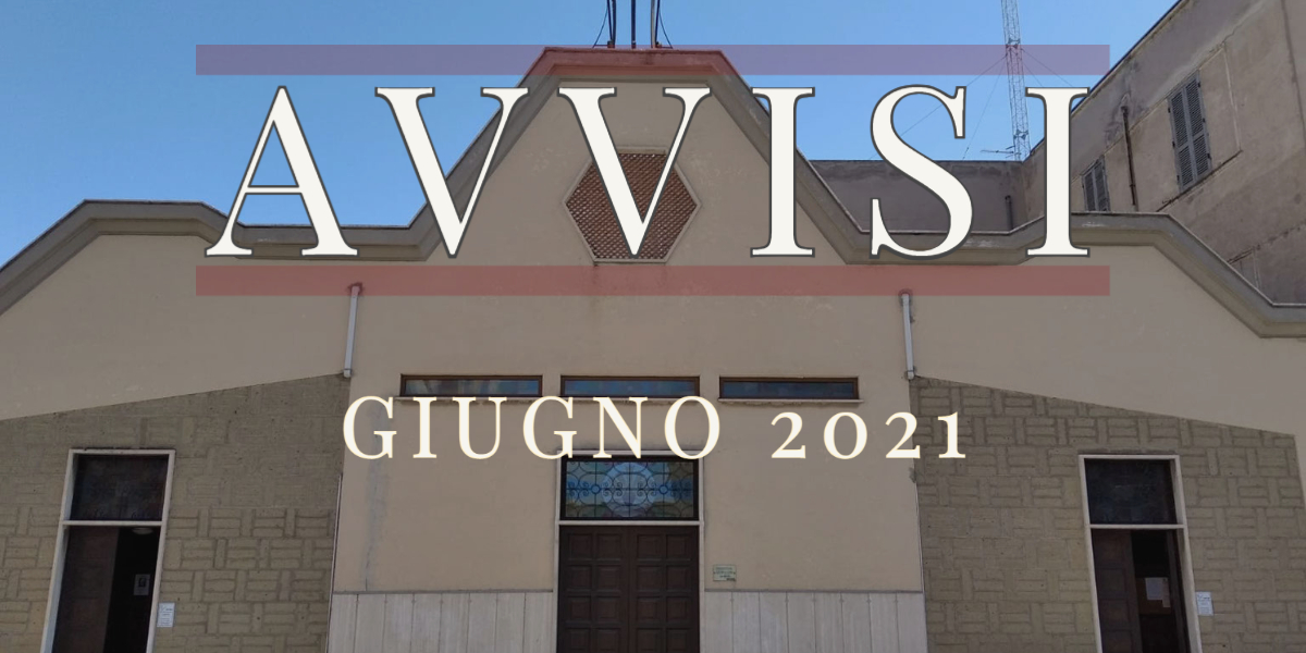 Avvisi Giugno 2021