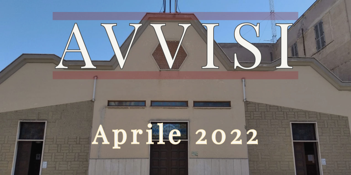 Avvisi Arpile 2022