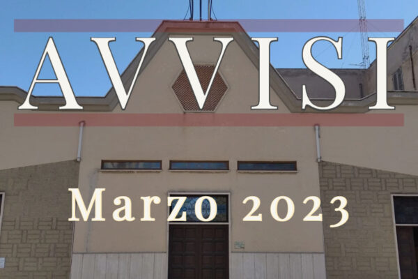Avvisi Parrocchiali marzo 2023
