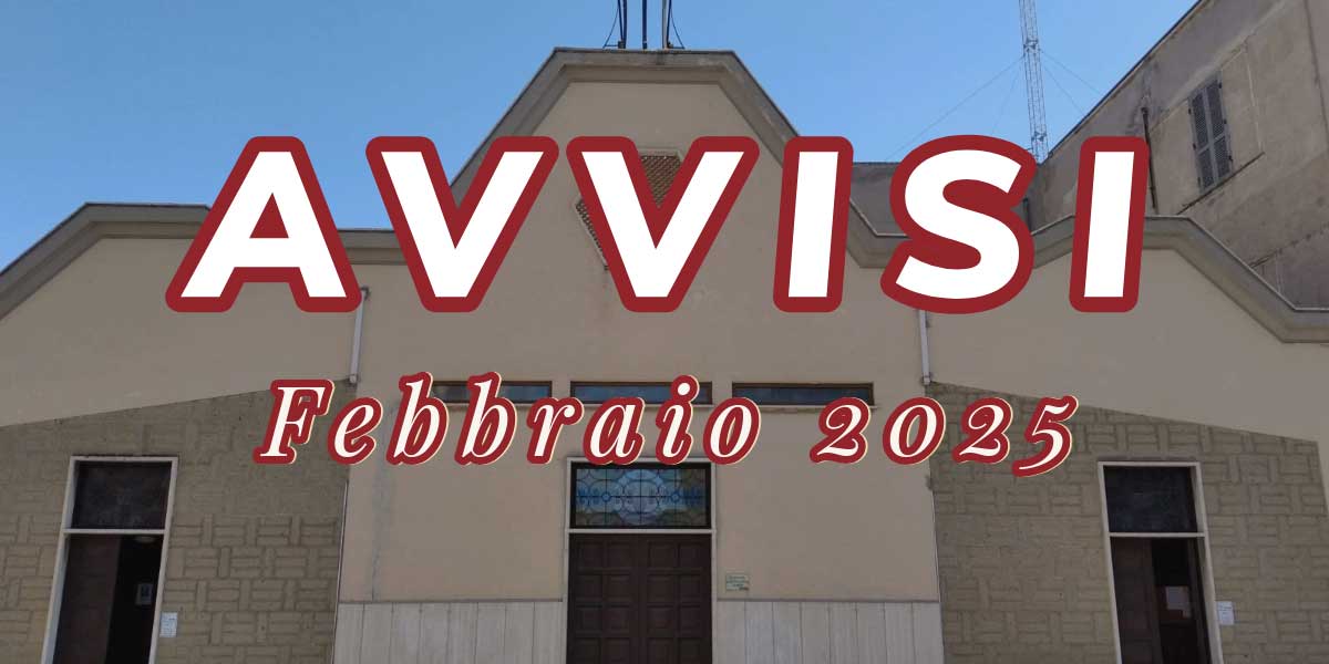 Avvisi febbraio 2025