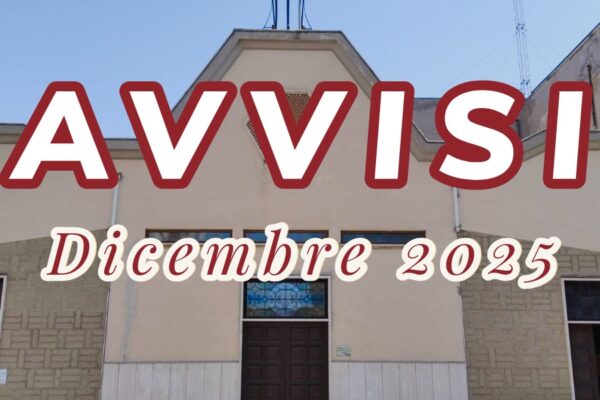 Avvisi parrocchiali dicembre 2025